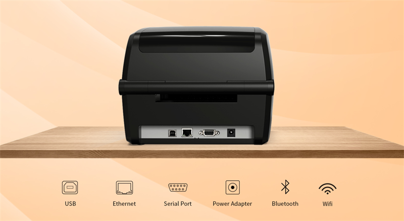 008PG国际标签打印机支持多接口衔接